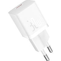 Сетевое зарядное устройство BASEUS GaN5 Fast Charger Mini 1C 30W White (CCGN070502)