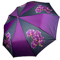 Женский складной зонт полуавтомат на 10 спиц от Toprain с принтом Гармония фиолет с розовой р FE, код: 8324207