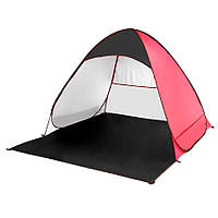 Палатка пляжная самораскладная RIAS с чехлом 170x145x115 см Pink (3_01026) IN, код: 7889782