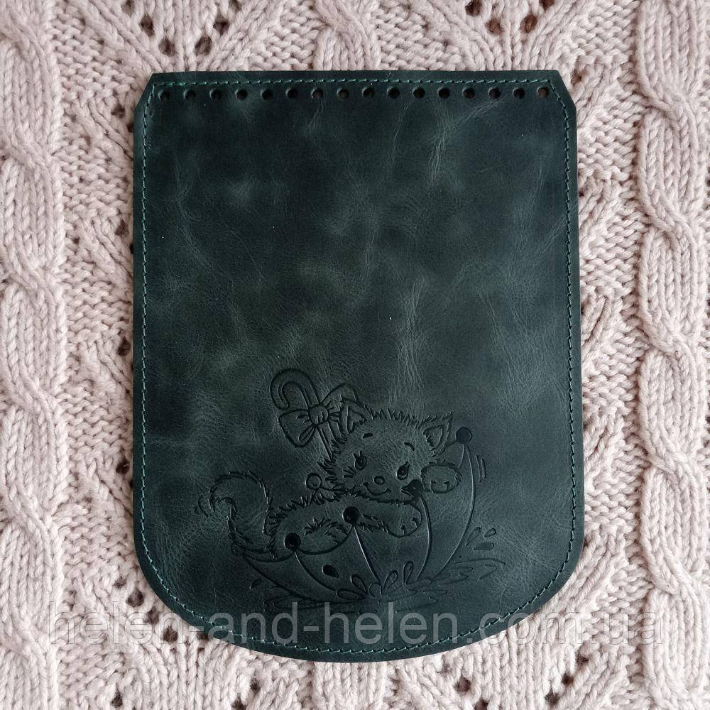 Клапан для рюкзака "Парасолька". Колір "Смарагдовий"., фото 1