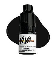 Пигмент VIVA ink Eyes №1 Black - 6 мл (Пигменты для татуажа-перманетного макияжа глаз-век и микропигментации)