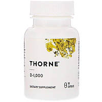 Витамин Д3, Thorne Research, 1000 МЕ, 90 капсул (10879) EV, код: 1535503