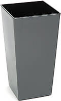 Кашпо Lamela Финезия 36 х 19 см Серый (000002558) GT, код: 358407