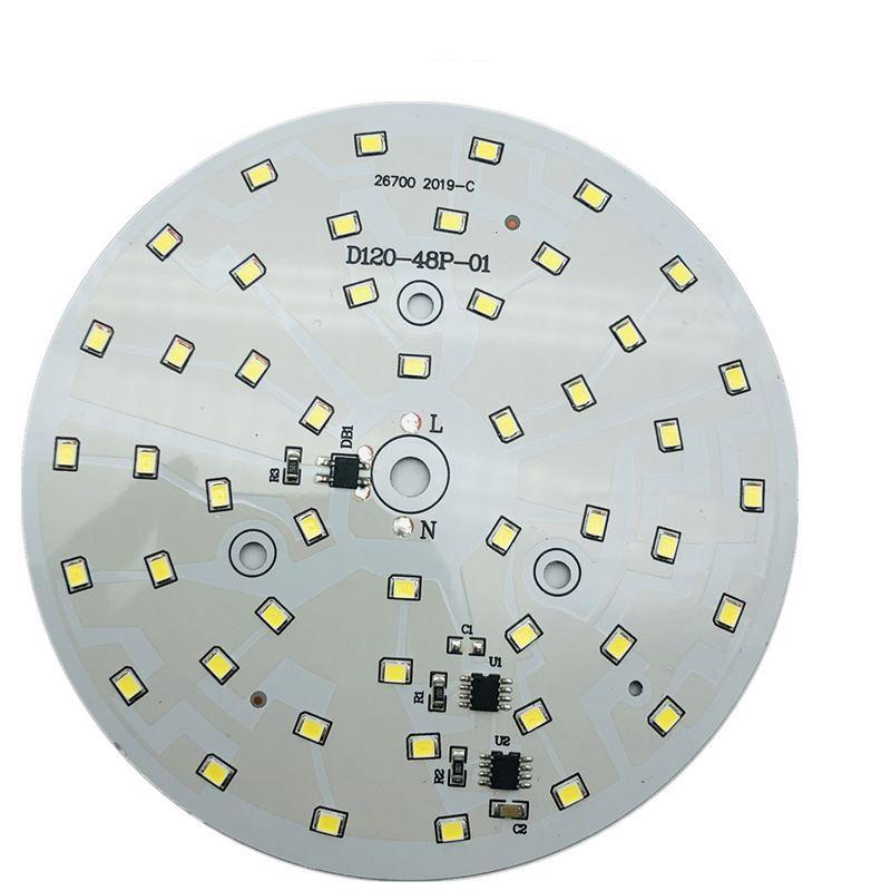 Світлодіодний LED-модуль 18Вт, 120 мм AC220В плата для ремонту ламп 18Вт, теплий білий