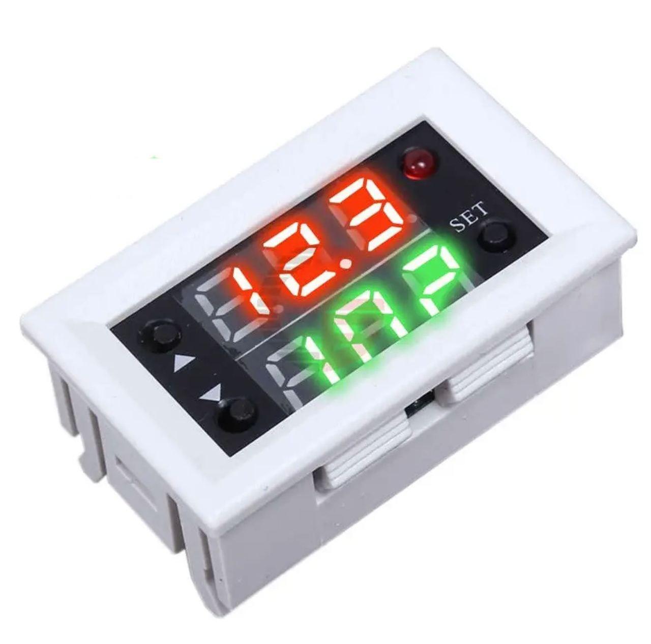 Цифрове реле часу 12В, Реле затримки часу, Електронний таймер, РК дисплей