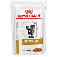 Паучі Royal Canin URINARY S O CAT pouches (MIG шматочки у соусі) 85 г (9003579010044) (403200 EJ, код: 7581583