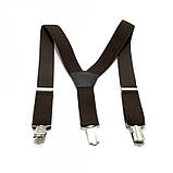 Дитячі підтяжки Gofin suspenders Темно-коричневі (Pbd-15007) KB, код: 389951, фото 2