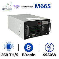 WHATSMINER M66s 268TH/s, на иммерсионном охлаждении, для майнинга криптовалют BTC