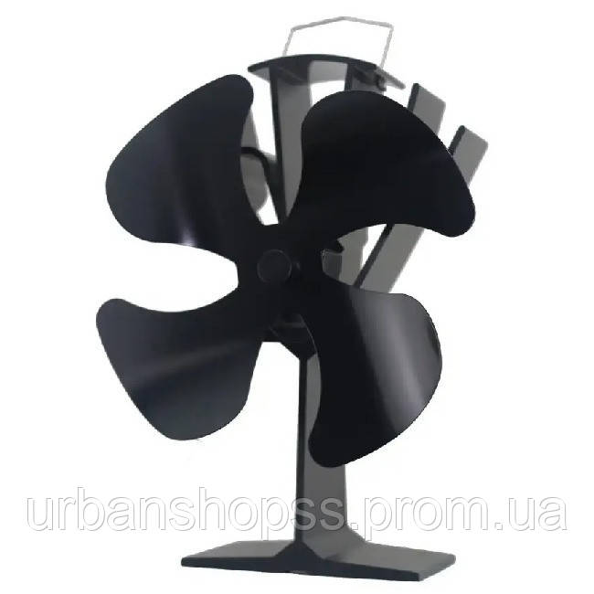Вентилятор для печей и топок на тепловой энергии Voda Eco Fan Mini Stove Black UP, код: 8239129 - фото 1 - id-p2159692991