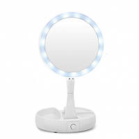 Косметическое зеркало Mirror My Foldaway с подсветкой Белый (200201 Mirror) BB, код: 1670474