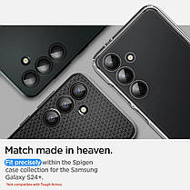 Захисне скло Spigen для камери Samsung Galaxy S24 Plus - EZ Fit Optik Pro (2шт), Black (AGL07433), фото 6