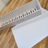 Пряма пластикова полиця для ванної Lebond NOOTH J191423C7 Білий теплий SC, код: 7525511, фото 5