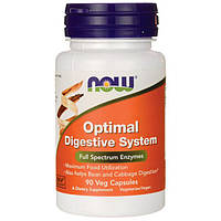 Пищеварительные ферменты NOW Foods Optimal Digestive System 90 Veg Caps EV, код: 7576358