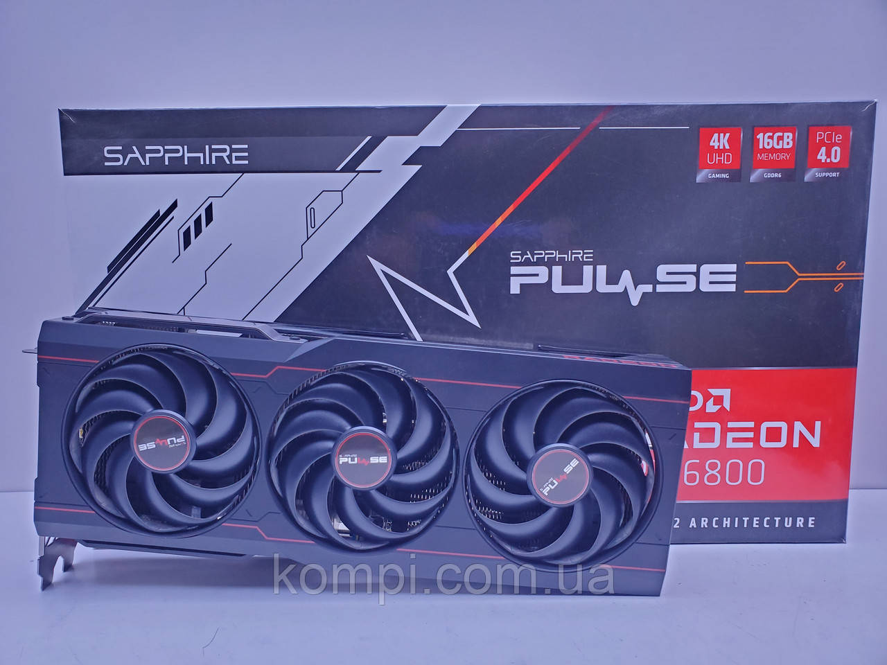 Відеокарта Sapphire Pulse RX 6800 16GB (16GB, GDDR6, 256 BIT, PCI-E 4.0, Б/у)
