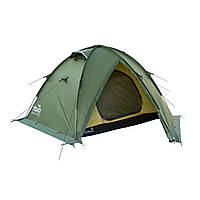 Палатка двухместная Tramp ROCK 2 V2 Зеленая с внешними дугами 300х220x120 см IN, код: 6741264