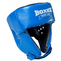 Шлем карате кожвинил Boxer Sport Line L Синий (hub_NBxT03431) PM, код: 2486649