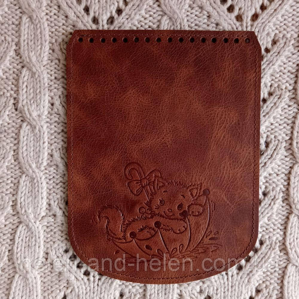 Клапан для рюкзака "Парасолька". Колір "Коньячний"., фото 1