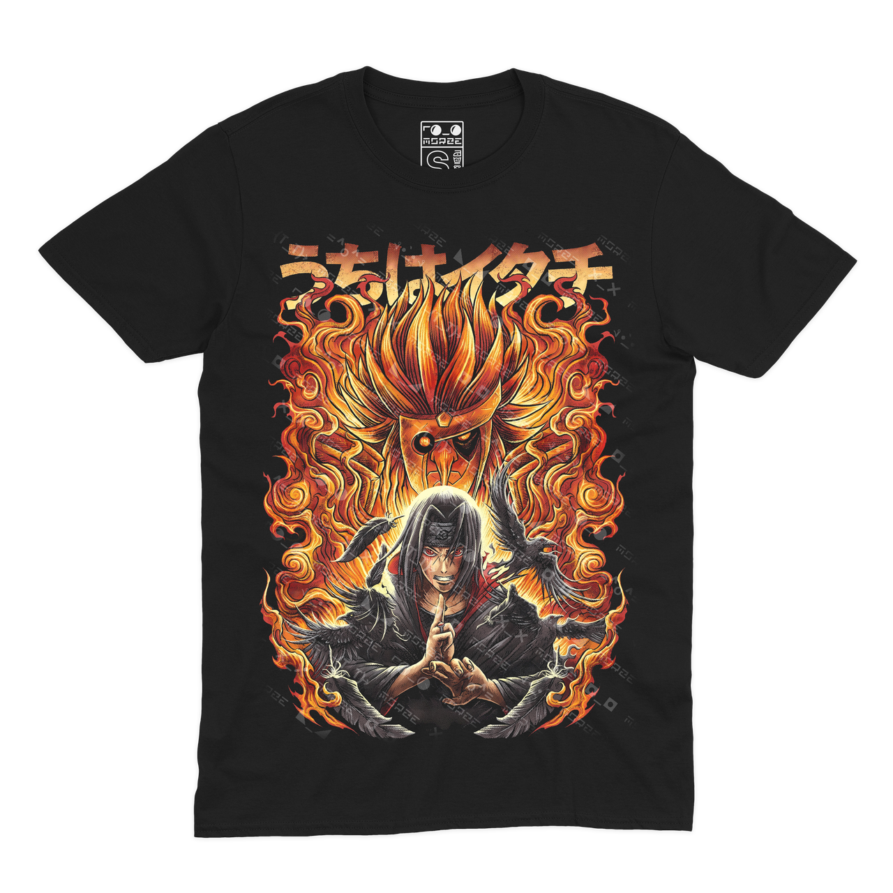 Футболка чорна Morze Naruto V14, фото 1
