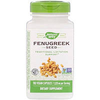 Пажитник Nature's Way Fenugreek Seed 610 mg 180 Veg Caps NWY-14610 GT, код: 7673729