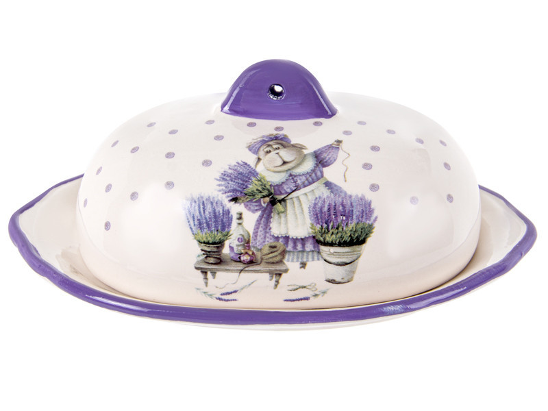 Столовий посуд для вершкового масла Lavender AL218486 Lefard SC, код: 8383872