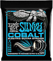 Струны для электрогитары Ernie Ball 2725 Cobalt Slinky Electric Guitar Strings 8 38 QT, код: 6555393