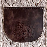 Клапан для сумки "Парасолька". Колір "Коричневий", фото 2