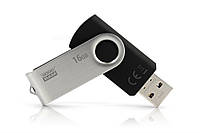 Флеш-накопитель USB3.0 16GB GOODRAM UTS3 (Twister) Black (UTS3-0160K0R11) BX, код: 6704131