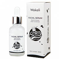 Сыворотка Wokali Milk Facical Serum глубокое питание 30 мл GG, код: 8160554