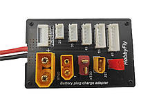 Адаптер зарядного пристрою для паралельного заряджання акумулятора, XT90 XT60 XT30 JST T штекери, 2s-6s, фото 5