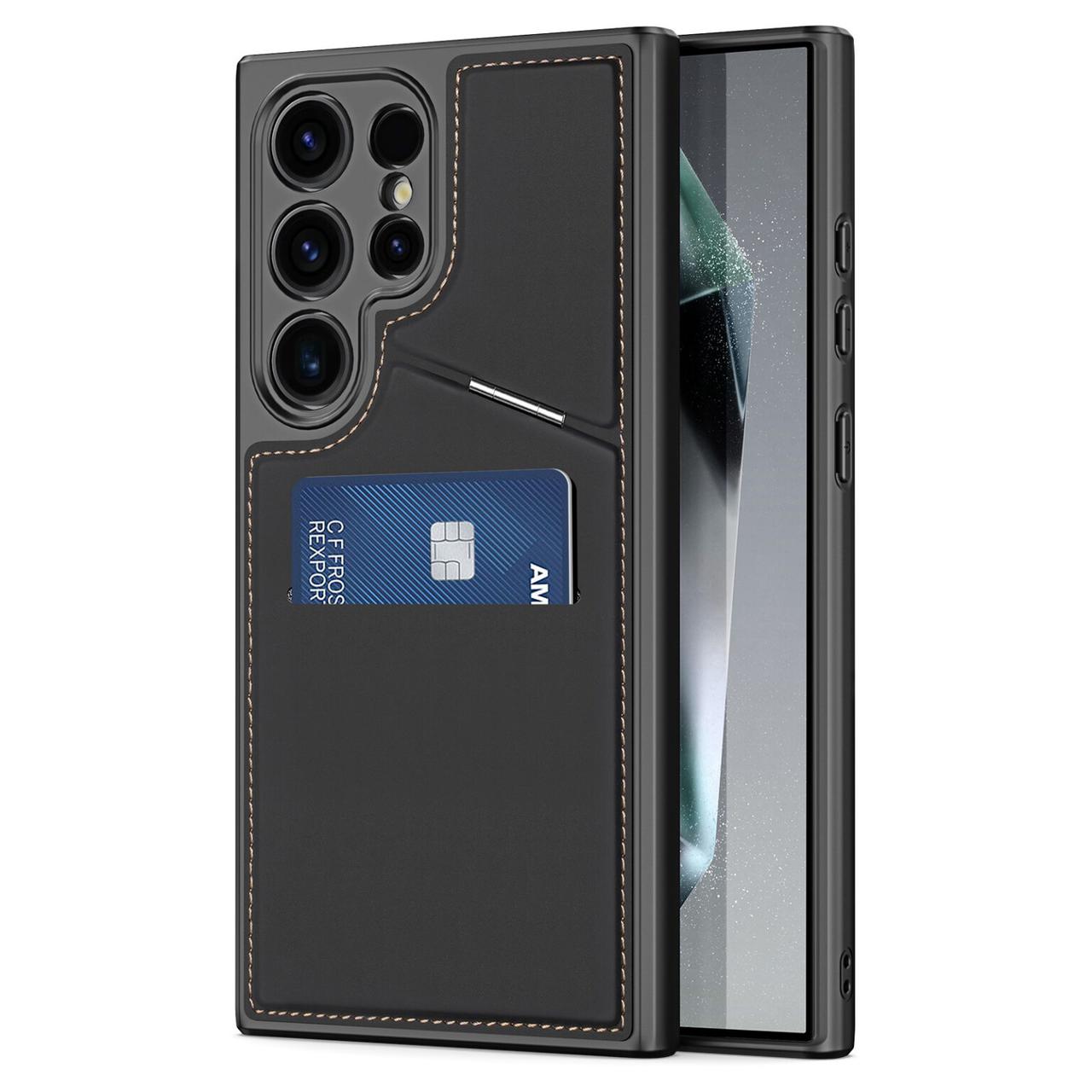 Чохол бампер протиударний DUX DUCIS Rafi Series MagSafe Magnetic Holder RFID для Samsung Galaxy S24 Ultra Black