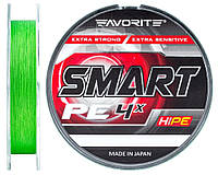 Шнур Favorite Smart PE 4x 150м 0.5 0.117мм 3.6кг Салатовый (1013-1693.10.38) TR, код: 8266227