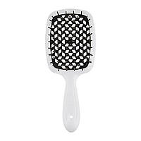 Щетка для волос белая с черным Superbrush Janeke GG, код: 8163935