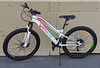 ✅ Велосипед Підлітковий VIPER Blackwood (Блєквуд) 24 D Рама 12 Біло-рожевий, Без Щитків, в розібраному вигляді