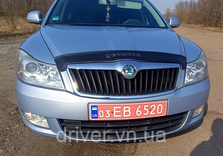 Дефлектор капота Skoda Octavia (A5) 2004-2013