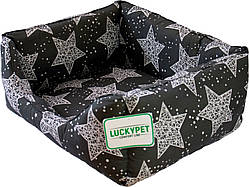 Лежак для собак і кішок Lucky Pet Рей 3 50x65x23 см Сірий (4820224210995) SC, код: 7997982