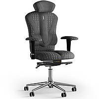 Кресло KULIK SYSTEM VICTORY Ткань с подголовником со строчкой Серый (8-901-WS-MC-0506) AG, код: 1669015