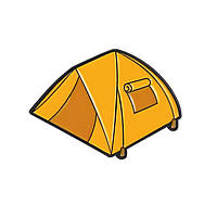 Пин BROCHE Палатка оранжевый BRGV113785 XN, код: 8198972