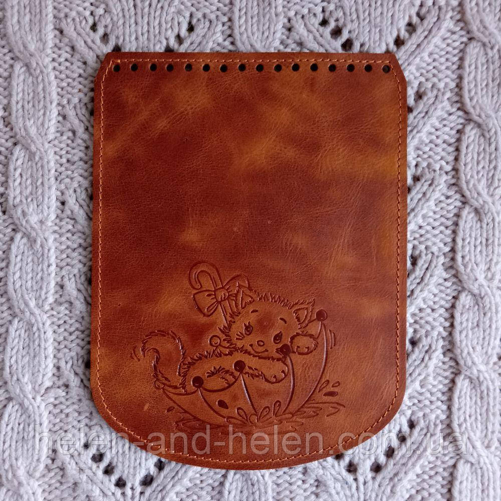 Клапан для рюкзака "Парасолька". Колір "Рудий"., фото 1