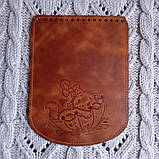 Клапан для рюкзака "Парасолька". Колір "Рудий"., фото 3