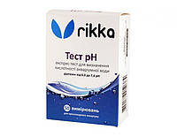 Тест Rikka pH 6.2-7.6 на 50 измерений на кислотность узкий DH, код: 6639021