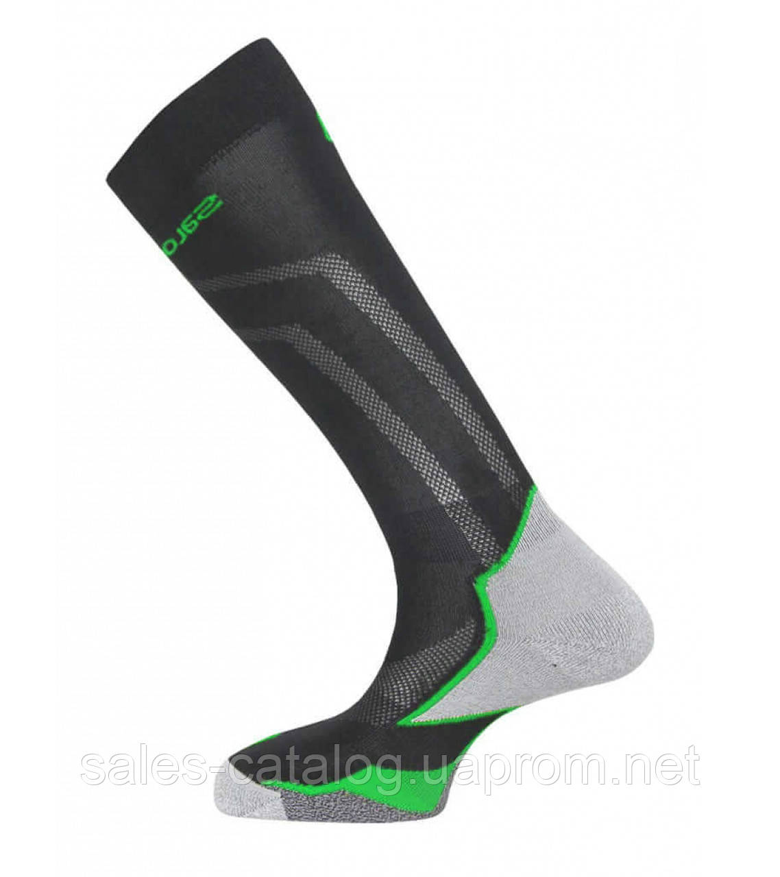 Шкарпетки гірськолижні Salomon X-MAX M 39-41 Black Grey Green SC, код: 8404904