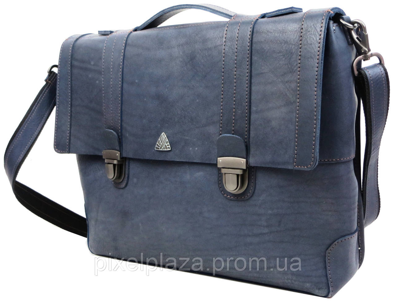 Мужской кожаный портфель Mykhail Ikhtyar Синий (50033 blue) PZ, код: 7940553 - фото 3 - id-p2159778673