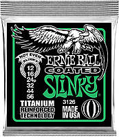 Струны для электрогитары Ernie Ball 3126 Regular Slinky Titanium Coated Strings 12 56 QT, код: 6555425