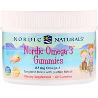 Омега 3 Nordic Naturals Omega-3 60 Gummies Tangerine Flavor NOR30130 GM, код: 7518195