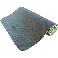 Килимок для йоги та фітнесу Power System Yoga Mat Premium PS-4060 Green UL, код: 7334589