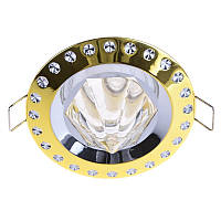 Декоративний точковий світильник Brille 20 W HDL-DS 59 Латунь 163974 PK, код: 7274569