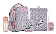 Шкільний набір Kite Hello Kitty (рюкзак, пенал, сумка. ланчбокс, пляшка) 115-130 см, SET_HK24-555S