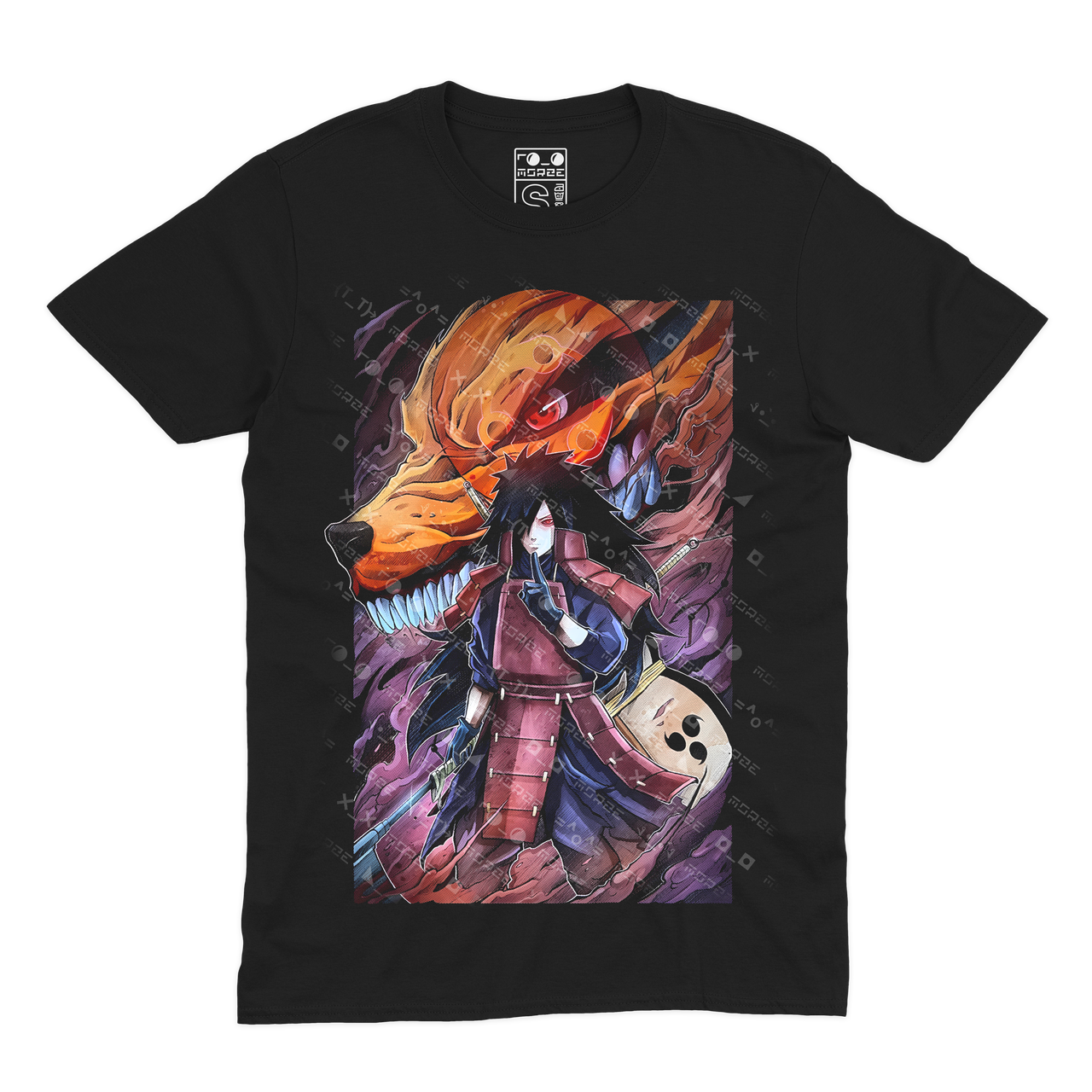 Футболка чорна Morze Naruto V25, фото 1