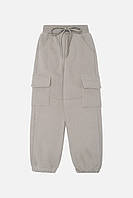 Спортивные брюки для мальчика 140 светло-серый Lizi Kids ЦБ-00220700 TN, код: 8428783