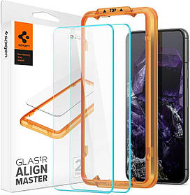 Захисне скло Spigen для Pixel 8 - ALIGNmaster (2 шт), Clear (AGL07396)